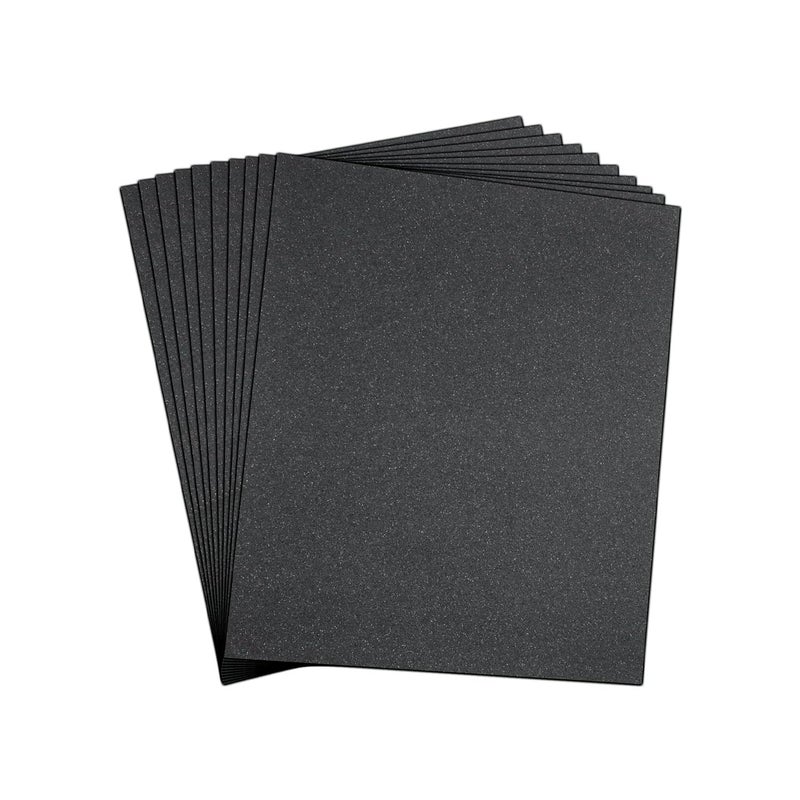 Duravel Waterproof Black Abrasive Paper Sheets for Automotive and Furniture Sanding (GRIT60) - Image 1
